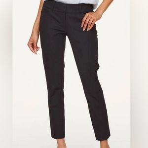 Loft Curvy Skinny Black Work Pant